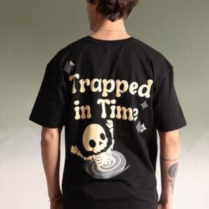 TRAPPED IN TIME OVERSIZED TSHIRT photo