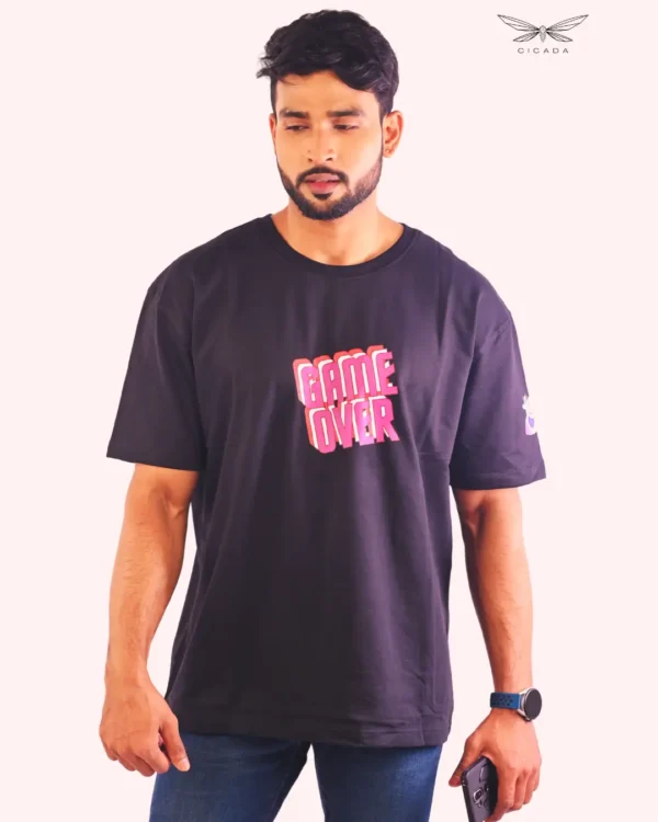 CICADA GAME OVER OVERSIZED TSHIRT - Image 2