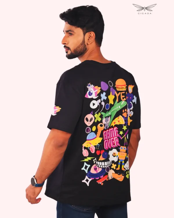 CICADA GAME OVER OVERSIZED TSHIRT - Image 3